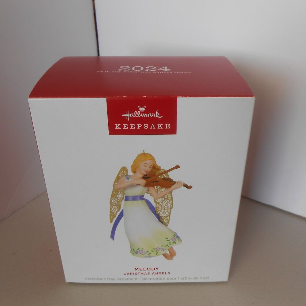 2024 Hallmark Melodyf 7th Christhmas Angels Series Keepsake Tree Ornament  NEWll